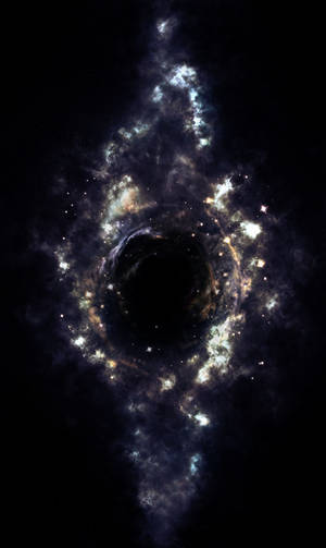 Fondo de pantalla de agujero negro en el universo