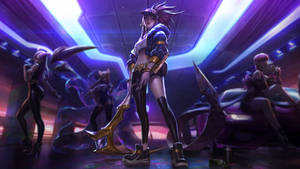 Akali de League of Legends en Pantalla de Smartphone Gamer 4K