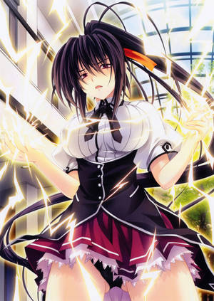 Fondo de pantalla de Highschool DxD Akeno Thunder. — OnePlus Pad 2 Pro Fondos de pantalla