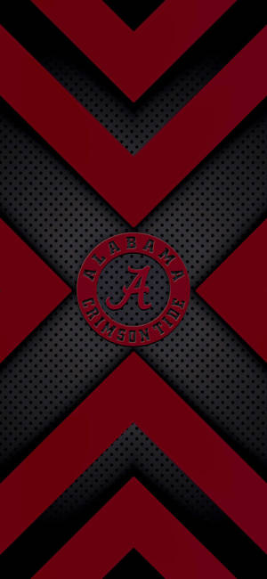 Fondo de pantalla de Alabama Crimson Tide Perforado — iPhone Xs Fondos de pantalla