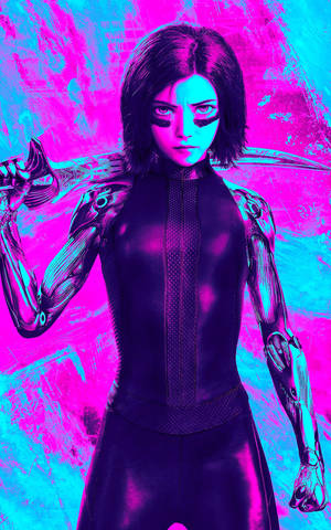 Fondo de pantalla Alita Pop Art — Galaxy Tab S9 Ultra Fondos de pantalla