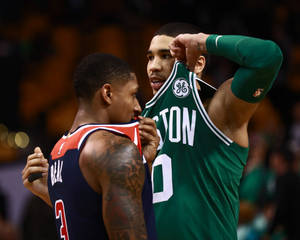 Fondo de pantalla del altercado de Bradley Beal con Jayson de Boston — 5:4 Fondos de pantalla