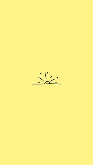 Amanecer en estética amarillo pastel lindo — Aesthetic amarillo pastel Fondos de pantalla