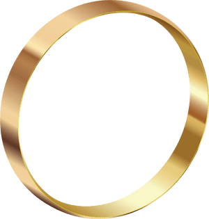 Anillo Dorado de Diseño Sencillo
