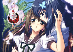 Fondo de pantalla anime lesbiana Kei y Yumei
