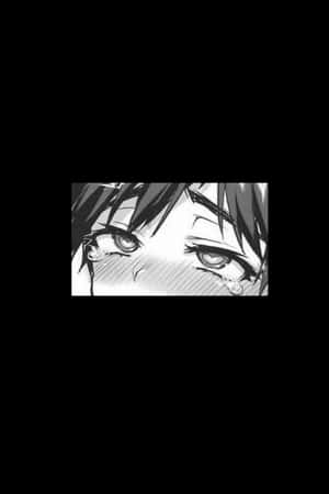 Fondo de pantalla anime oscuro estético ecchi con ojos de chica