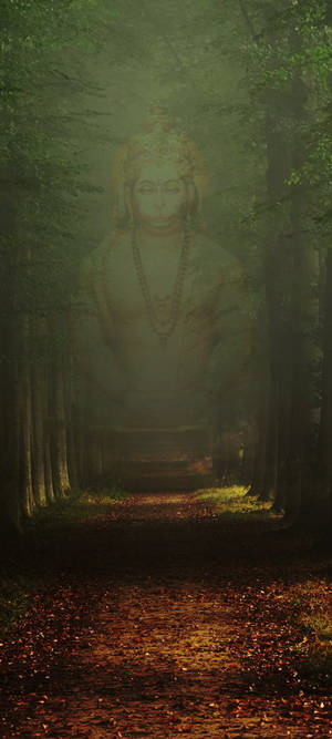 Aparición del Dios Hindú Hanuman — iPhone 16 Fondos de pantalla
