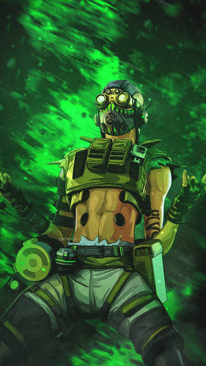 Apex Legends Octane con Temática Verde