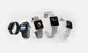 Fondo de pantalla Apple Watch colores negro y gris — Apple Watch Fondos de pantalla