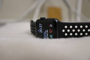 Fondo de pantalla de Apple Watch con correas negras — Apple Watch Fondos de pantalla