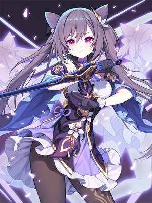 Keqing — Genshin impact GIF Fondos de pantalla