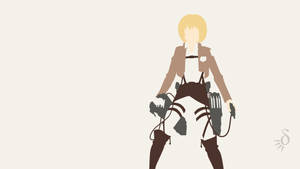 Armin Ataque a los Titanes Anime Minimalista — Anime minimalista Fondos de pantalla