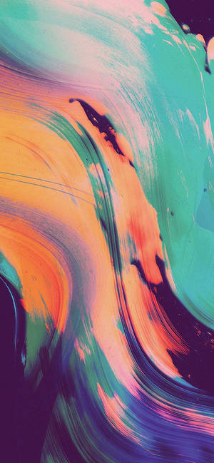 Fondo de pantalla de pinceladas abstractas en colores pastel para iPhone XR — iPhone 13 Mini Fondos de pantalla