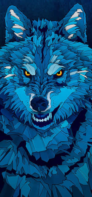 Lobo Azul Frío [wallpaper] — Realme 16x Fondos de pantalla