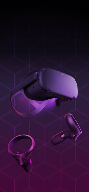 Fondo de pantalla Oculus Quest 2 Arte Abstracto Púrpura — iPhone 14 Pro Fondos de pantalla