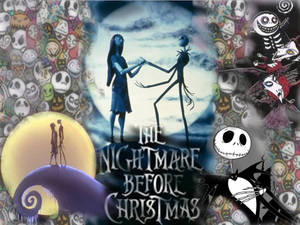 Arte Collage de The Nightmare Before Christmas