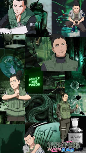 Estética de Shikamaru — Collage estético Fondos de pantalla