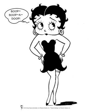 Fondo de pantalla de arte cómico de Betty Boop — Galaxy Z Fold Fondos de pantalla