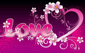 Fondo de pantalla de arte de amor rosa y lindo — Estética rosa pastel Fondos de pantalla