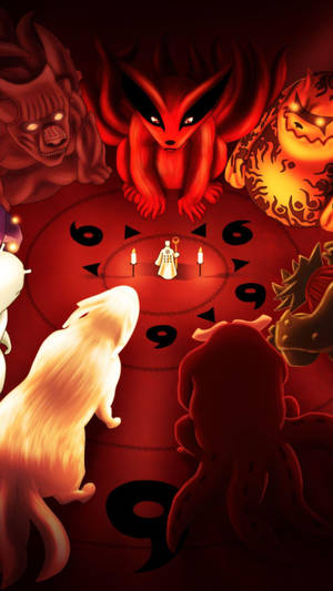 Arte de Bestias Naruto Phone — Anime para celular Fondos de pantalla