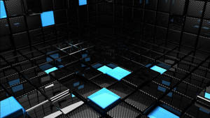 Fondo de pantalla de arte de cubo 3D genial