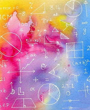 Arte de Ecuaciones Matemáticas Coloridas — Estética cottagecore Fondos de pantalla