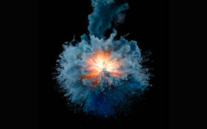 Fondo de pantalla de arte explosivo con humo para MacBook Pro — MacBook Pro Fondos de pantalla