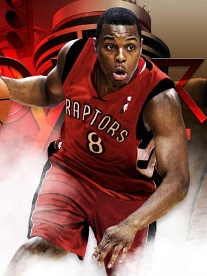 Fondo de pantalla del arte con efecto de humo de Kyle Lowry — 3:4 Fondos de pantalla