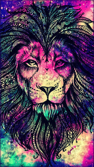 Arte de León Negro Galaxia — Galaxia león GIF Fondos de pantalla