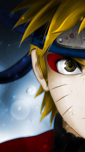 Fondo de pantalla de arte de Naruto modo sabio para celular