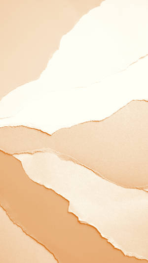 Arte de Papel Estético Crema