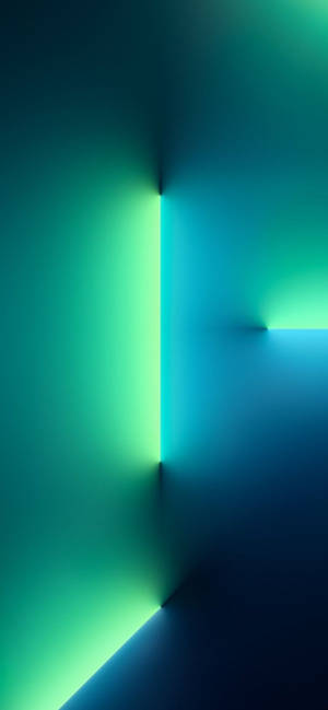 Arte de pared de neón verde para iPhone — Verde neón Fondos de pantalla