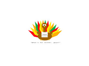 Arte de Pavo Lindo para Acción de Gracias