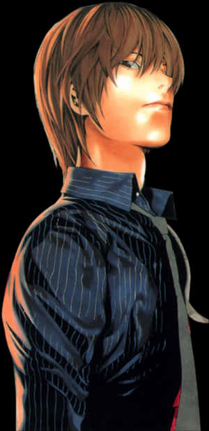 Arte de perfil de Light Yagami