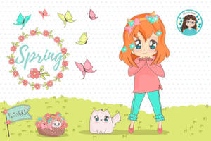 Arte de Primavera Lindo y Animado