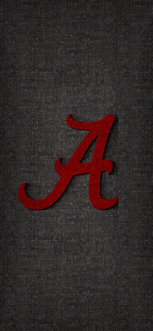 Fondo de pantalla de arte de tela de Alabama Crimson Tide — iPhone 13 Pro Fondos de pantalla