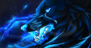 Lobo azul genial [fondo de pantalla] — Lobo Fondos de pantalla