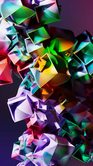 Arte en Papel 3D Abstracto y Colorido