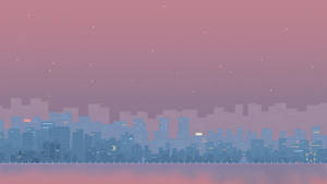 Fondo de pantalla Arte Estético Ciudad Rosa — Rosa claro estético Fondos de pantalla