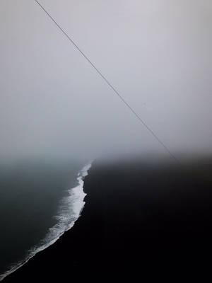 Fondo de pantalla de arte estético de océano para celular