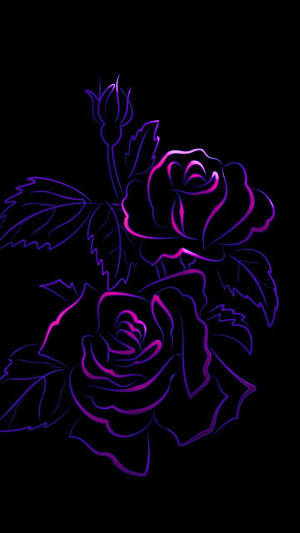 Arte estético de rosa púrpura oscuro — Púrpura oscuro aesthetic Fondos de pantalla