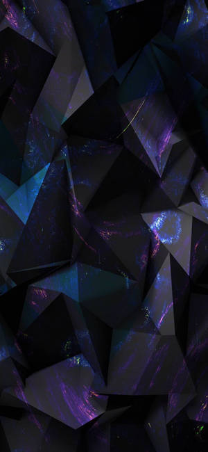 Arte estético negro y púrpura brillante — Galaxy S25 Fondos de pantalla