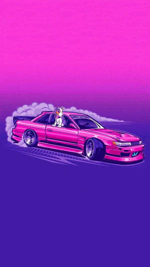 Arte estético Synthwave JDM — Estética JDM Fondos de pantalla
