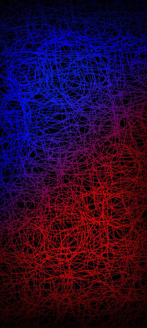 Fondo de pantalla de arte garabateado en rojo y azul — iPhone 15 Pro Max Fondos de pantalla