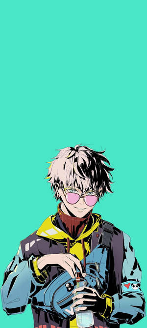 Arte genial de Gojo de Jujutsu Kaisen — iPhone 17e Fondos de pantalla