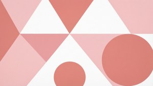 Formas geométricas abstractas en rosa pastel — Rosa pastel Fondos de pantalla