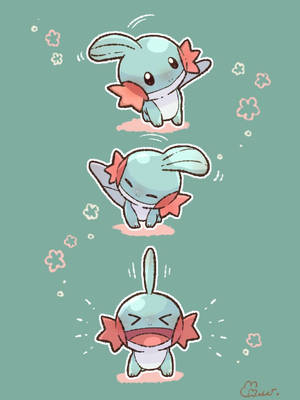 Arte lindo de Mudkip — Anime lindo para foto de perfil Fondos de pantalla