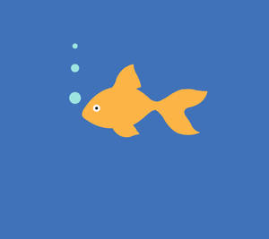 Fondo de pantalla de arte minimalista pez genial
