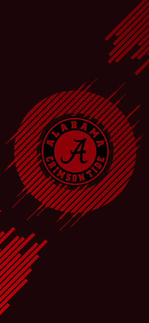 Fondo de pantalla de arte rojo oscuro de Alabama Crimson Tide — iPhone 18 Fondos de pantalla