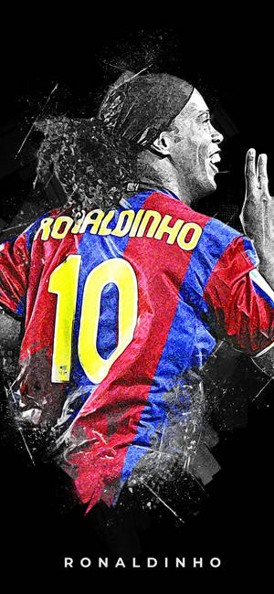 Fondo de pantalla Arte Simple de Ronaldinho — iPhone Air Fondos de pantalla